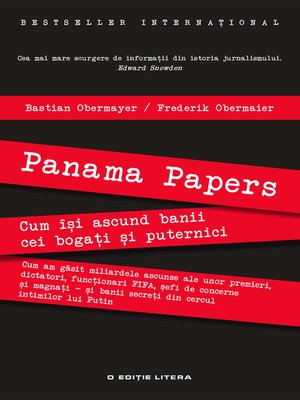 cover image of Panama Papers. Cum își ascund banii cei bogați și cei puternici